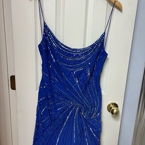 ASOS Royal Blue Sequin Mini Dress